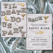 Bachelorette Metálico Glitter Glitter legal Menina