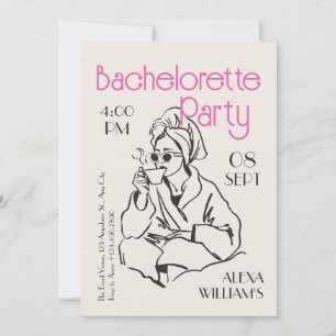 Convites Bachelorette Pajama