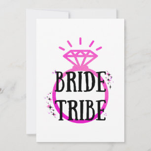 Convites Bachelorette Ring Bride do Festa Rosa Hen