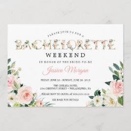 Convites Bachelorette Weekend Itinerary Airblush