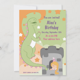 Convites Bacia de Aniversário Dino-mite! Dinossauro Desenha