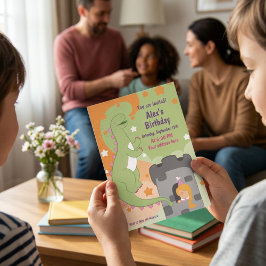 Convites Bacia de Aniversário Dino-mite! Dinossauro Desenha