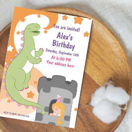 Convites Bacia de Aniversário Dino-mite! Dinossauro Desenha