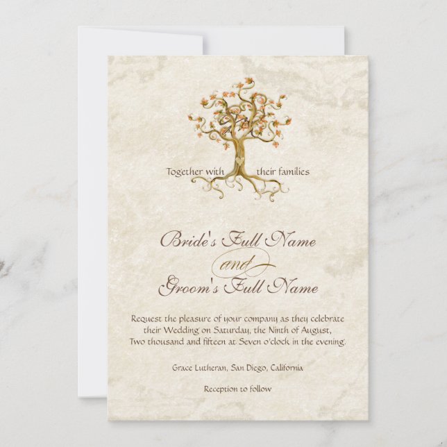 Convites Bacia Hidrográfica das Raízes da Árvore Suave Berg (Frente)