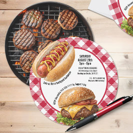 Convites Backyard BBQ Grill Burger and Hot Dog