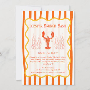 Convites Bagaço de frutos do mar de Verão - Lagosta ferve B