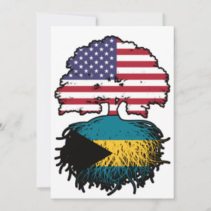 Convites Bahamas Bahamas Bahamas Americana Bandeira de Raíz