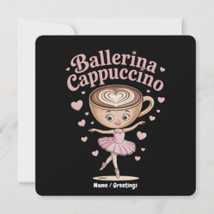 Convites Bailarina Engraçada Cappuccina Meme Italiano Brain