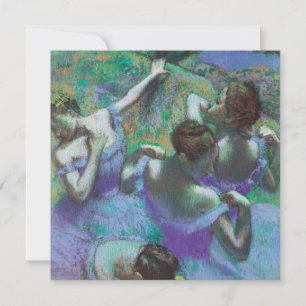 Convites Bailarinas Azuis de Edgar Degas, Impressionismo An