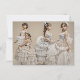 Convites Bailarinas románticas