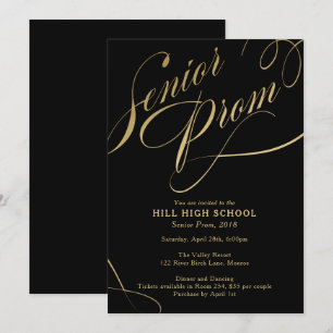 Convites Baile de formatura de Mais velho de Convocação d