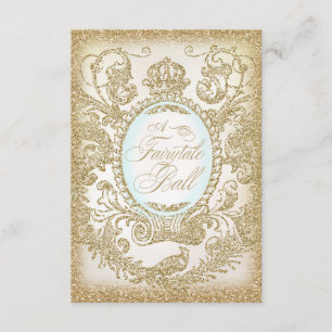 Convites Baile de formatura Fairytale Ball 3,5 x 5