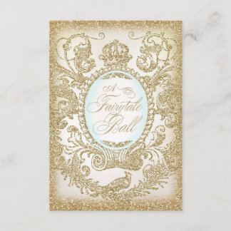 Convites Baile de formatura Fairytale Ball 3,5 x 5