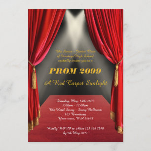 Convites Baile de formatura Mais velho-Júnior, estilo de