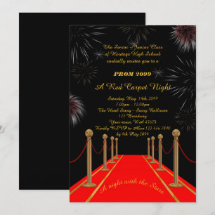 Convites Baile de formatura Mais velho-Júnior, estilo Gats