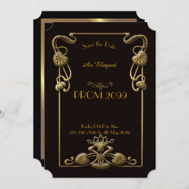 Convites Baile de formatura Mais velho-Júnior, geométrico