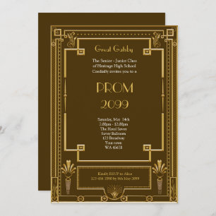 Convites Baile de formatura Mais velho-Júnior, grande