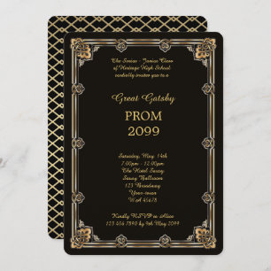 Convites Baile de formatura Mais velho-Júnior, grande