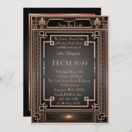 Convites Baile de formatura Mais velho-Júnior, imperador