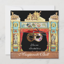 CONVITES BAILE DE MÁSCARAS DO CARNIVAL MÁSCARAS TEATRO PALC