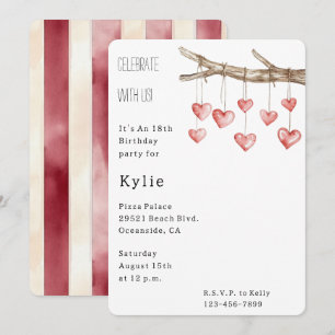 Convites Bairro da Árvore de Corações