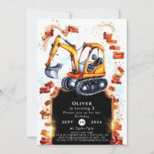 Bairthday de Construção Simples