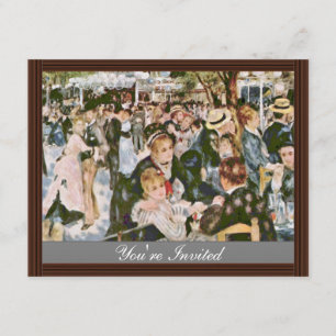 Convites Bal Du Moulin De La Galette Por Pierre-Auguste