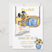Balanço de Varanda Girassol Amarelo Azul Abelha Gi