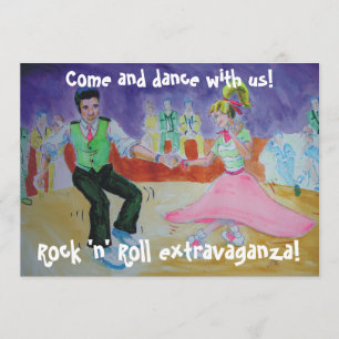 Convites Balanço que dança sábado à noite