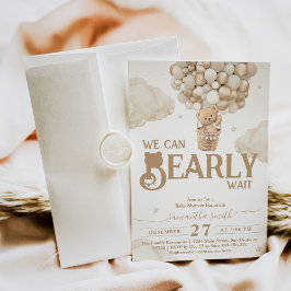 Convites Balão de Espera Sexo Chá de fraldas Neutro