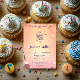 Convites Balão Personalizável Aniversário com Puppy Adoráve