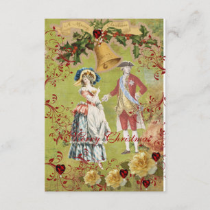 Convites Balas de Natal tocando cartas de bolso/bolsa