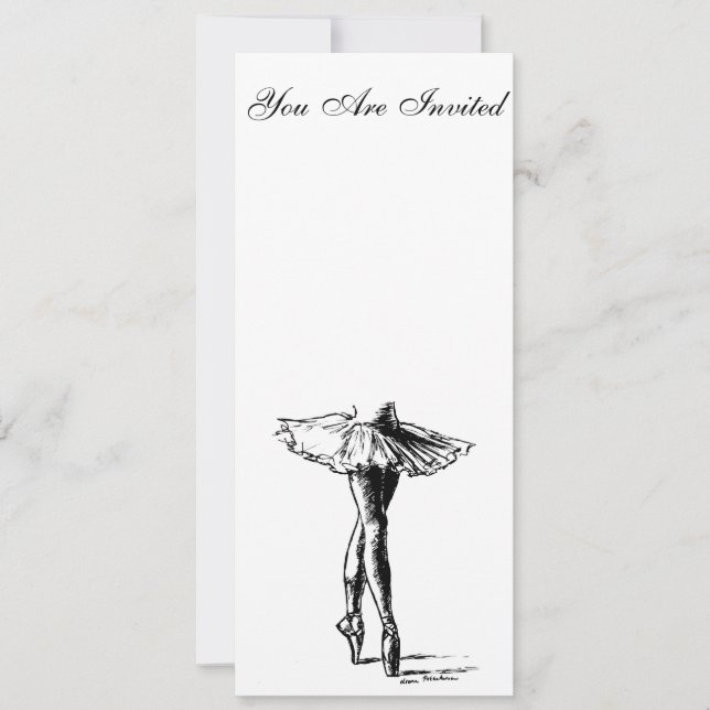 Convites  Balé (Frente)