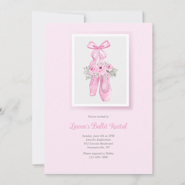 Convites Balé (Frente)