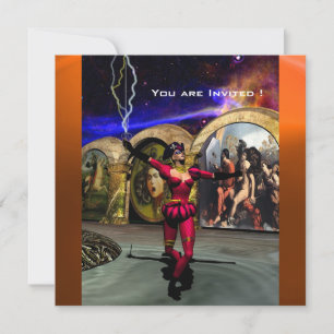 Convites BALÉ do ANDROID, ficção científica azul alaran