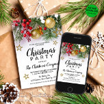 Convites Baleeiras Douradas Russas Berries é Natal<br><div class="desc">Bolhas de ouro russas, estrelas e morangos vermelhos convidam de natal corporativo. O texto pode ser alterado utilizando o menu "Detalhes" à direita. Para ajustado de tudo para as suas necessidades, clique no botão "Personalizar" e você pode alterar o estilo e a cor do texto. Outras cores estão disponíveis. Por...</div>