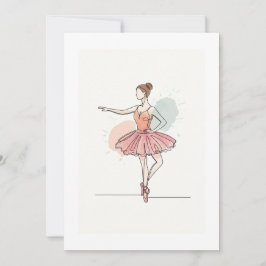 Convites ballerina