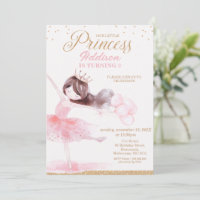 Ballerina Princesa Branca Dourada, Princesa Birthd