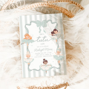 Convites Ballerina, segundo de Meninas Cutes Tutu, Aniversá