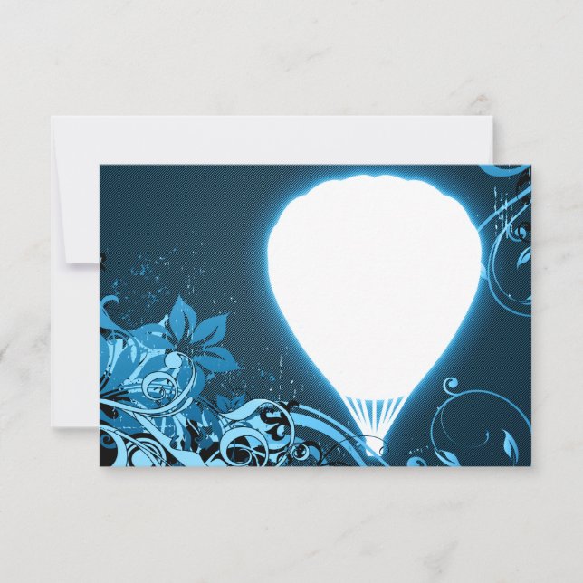 Convites ballooning da fidelidade do verão (Frente)