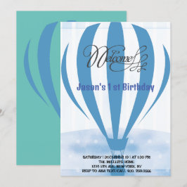 Convites Balões de festas de mel para o seu primeiro aniver