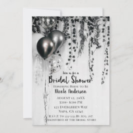 Convites Balões Metálicos para Festa Festa de Chá de Bebê R