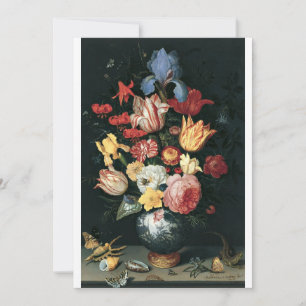 Convites Balthasar van der Ast - Vaso Chinês com Flores,