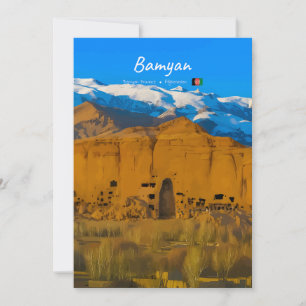 Convites Bamyan, Afeganistão - Vale do Penhasco de Buda