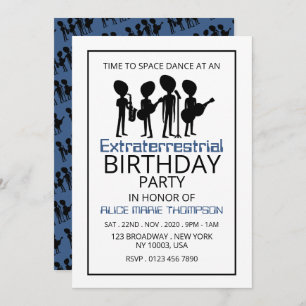 Convites Banda Extraterrestre, Aniversário