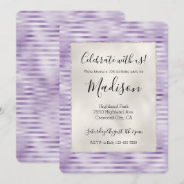 Convites Bandas de Glam Roxo