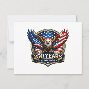 Convites Bandeira Americana Águia Vintage 250 Anos 177 4 de