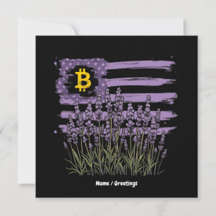 Convites Bandeira Americana Bitmoney BTC Revolução Engraçad