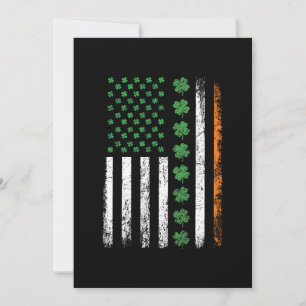 Convites Bandeira Americana com Dia de São Patrício de Sham