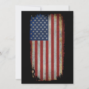 Convites Bandeira Americana Distinta Vintage